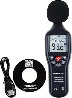 Decibel Meter Sound Level Meter Portable db Meter with Data Logging 30dB-130dB Noise Meter for Home, School Decibel Sound Meter with Backlight(with Data Record Function)