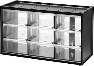Stanley 1-93-978 Storage Box with 9 Compartments, Black