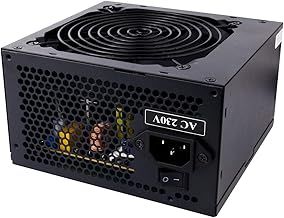CiT Builder 500W Power Supply, Non Modular, PPFC, 70% Efficiency, 12cm Cooling Fan, An Excellent Entry Level Power Supply, No Power Cable Included | Black