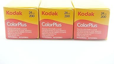 Kodak ColorPlus 200 ASA 35mm 24 Exposure Colour Film (Pack of 3)