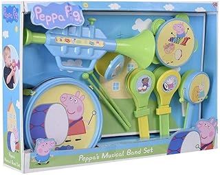 Peppa's Musical Band Set | Peppa Pig Roleplay | Includes Drum, Trumpet, Tambourine & More For Ages 3+