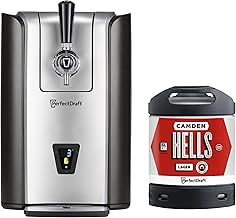 PerfectDraft Pro Home Beer Cooler and Dispenser System and Camden Hells Keg