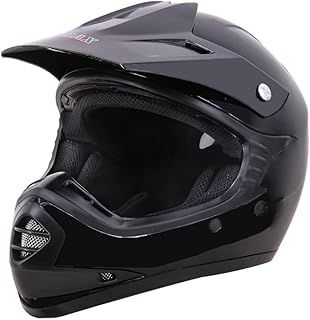 Zorax Black M (51-52cm) Kids MX Motocross Helmet Children Motorbike Dirt Bike Helmet ECE 22-06