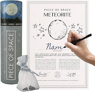 happylandgifts® Real Shooting Star with Certificate in Elegant Certificate Roll,Certificate with Choice of Name to Record Yourself,Birthday, Anniversary, Valentine's Day,Meteorite,Shooting Star Gift