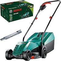 Bosch Electric Lawnmower ARM 3200 (1200 W, Cutting Width: 32 cm, with Additional Blade Included, in Carton Packaging) – Amazon Edition