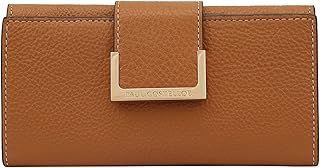 PAUL COSTELLOE Genuine Leather Women's Wallet - Designer RFID-Blocking Bifold Clutch with Multiple Card Slots & Zip Coin Pocket - Available in 6 Stylish Colours, Alto (Lion)