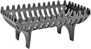 (TM) Freestanding Indoors Outdoors Cast Iron Wood Log Coal Fireplace Grate Basket