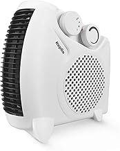 Keplin Electric Fan Heater with 2000W Power, 2 Heat Settings, Fan Setting, Safety Features & Vertical Design, Heat Protection, Thermostat, Lightweight & Portable for Home & Office