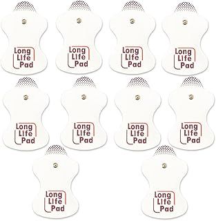 10 Pieces TENS Electrodes Pad Replacement Pad for TENS Unit TENS Electrode Pad Adhesive Gel Pads for Omron