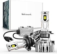 NOVSIGHT H7 LED Headlight Bulb - 800% Brightness 140W 32000LM H7 Headlight Bulb Canbus Error Free H7 LED Bulb 6500K White Light H7 Car Exterior Fan Design