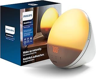 Philips Wake Up Light, White, 5 Natural Alarm Sounds