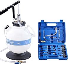 7.5L Transmission Fluid Pump, 2 Gallon Manual ATF Refill Kit Transmission Fluid Hand Pump Automotive, Transmission Fluid Transfer Pump, Transmission Fill Pump with 15 ATF Adapters