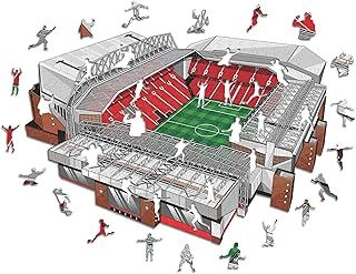 Liverpool FC Anfield Stadium, 100% eco-sustainable wooden puzzle with official license, size S, 150 pieces, jigsaw for children and adults