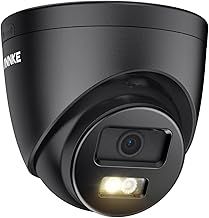 ANNKE C500 3K PoE CCTV Camera Black, Wired IP Security Camera Outdoor with Spotlight, Colour Night Vision, Smart Human Vehicle Detection, IP67 Waterproof, Support Micro SD Card Slot
