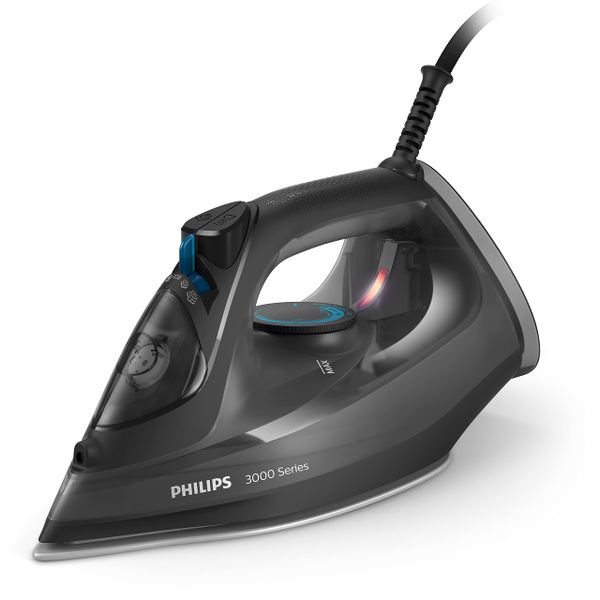 Philips Steam Iron 3000 Series, 2600W, 200g Boost, Ceramic Soleplate