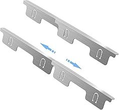 4PCS Stove Gap Covers Stainless Steel, Range Trim Kit, Kitchen Stove Counter Gap Cover, Stove Counter Gap Covers, Stove Gap Filler Retractable Length 14.3"/365mm to 28.7"/730mm (Silver)