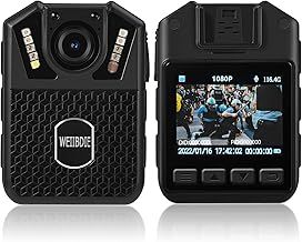 Body Camera with Audio and Video Recording,1080P,128G Memory,Night Vision,3000mah Battery Last 11-12 Hrs, Wearable Body Camera for Law Enforcement, Security Guard,Civilian