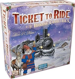 Days of Wonder | Ticket to Ride Nordic Countries Board Game | Ages 8+ | For 2 to 3 players | Average Playtime 30-60 Minutes - Dutch Version