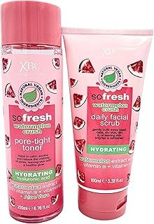 Katsy Style Watermelon Glow Skincare Set: Facial Cleanser & Pore-Tightening Toner for Radiant, Refreshed Skin