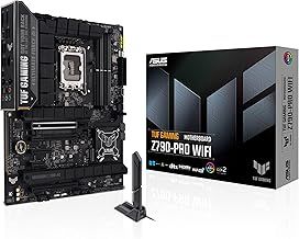 ASUS TUF GAMING Z790-PRO WIFI (Intel 14th, 13th & 12th Gen) LGA 1700 ATX motherboard, 16+1+1 power stages, PCIe 5.0, DDR5, 4xM.2 slots, WiFi 6E, front USB 20Gbps, PD 3.0, Thunderbolt 4 header