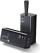 Large Power Bank 70000mah, PD 3.0 QC 3.0 30W Fast Charging PD20W USB C PowerBank Portable Charger With LCD Display 3 Outputs & 2 Inputs for Smartphones Tablets and More