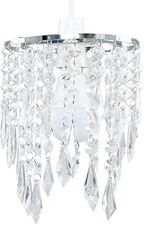 MiniSun | Chandelier with Clear Jewel Effect Droplets | Chandeliers, Home Décor & Improvement Essential
