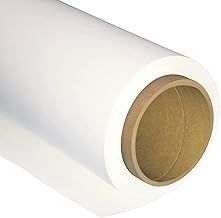 Seamless Background Paper Backdrop 1.35x10m / 4.4x32.8ft, Arctic White, 93, Photo Studio Paper Roll for Portrait, Product, Pet, Family Photography Shooting, Video Filming
