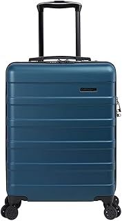 Cabin Max Anode 55x40x20 Cabin Suitcase, Built in Lock, Lightweight Carry On, 8 Wheels, Wet Pocket, Suitable for Ryanair, Easyjet, Paid Hand Luggage Carry-Ons (55 x 40 x 20 cm 40l)