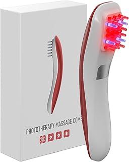 iKeener Laser Comb,Red&Blue Light Therapy Device Eliminate Hair Loss,Red Light Therapy Promote Hair Growth,Hair Repair,Make Hair Roots Stronger,Blue Light Therapy Clean,Portable Prevent Anti Loss Comb