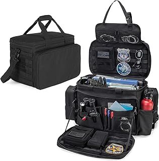 Trunab Multifunction Military Tactical Kit, Police Gear Bag for 15.6'' Laptop, MOLLE Compatible, Men’s Outdoor Kit for Camping, Hiking, Trekking - Patented Design