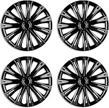 Versaco Car Wheel Trims SPARKBLK15 - Black 15 Inch 11-Spoke - Boxed Set of 4 Hubcaps - Includes Fittings/Instructions