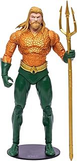 McFarlane Toys, DC Multiverse Aquaman 7-inch Action Figure with 22 Moving Parts, Collectible DC Endless Winter Figure with Unique Collector Character Card – Ages 12+