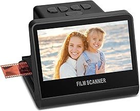 Film Scanner with Large 5” LCD Screen, High Resolution 22MP Negatives Film and Digitizer,Converts B&W /135/110/126 KPK Negative and Super 8/Monochrome Slides into Digital JPEG Photos
