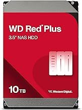 WD Red Plus 10TB NAS 3.5" Internal Hard Drive - 7200 RPM Class, SATA 6Gb/s, CMR, 256MB Cache