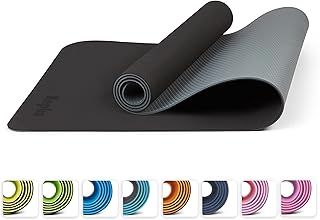 KEPLIN Yoga & Exercise Mat with Carry Strap, Large Non-Slip Comfortable Training & Workout Floor Mat for Home or Outdoor, Gym, Pilates, Gymnastics, HiiT, Stretching & Meditation