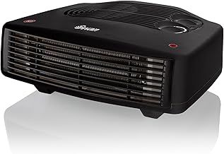 Swan SH27030N Horizontal Fan Heater with 2 Heat Settings, Adjustable Thermostat, 3000W, Black