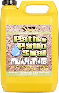 Everbuild 405 Path & Patio Seal | Long Lasting, Solvent Free & Acrylic Coating for Paths, Patios, Natural Stone & Block Paving - 5 Litre