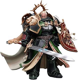 HiPlay JoyToy Warhammer 40K Collectible Figure: Dark Angels Primarch Lion El‘Jonson 1:18 Scale Action Figures JT7882 (El‘Jonson)