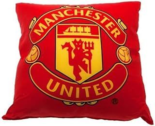 Official Manchester United FC Cushion - A great gift / present for men, boys, sons, husbands, dads, boyfriends for Christmas, Birthdays, Fathers Day, Valentines Day, Anniversaries or just as a treat for and avid football fan