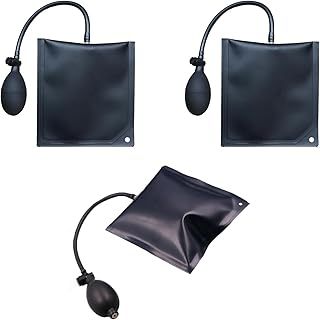 Winbag 3 Pcs Inflatable Lifting Cushion, Air Bags for Lifting, Pump Wedge, for Door Window Installation and Car Repair
