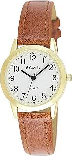 Ravel - Unisex Everyday Quartz Watch with Dotted Minute Track