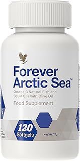 Forever Living Products Forever Arctic Sea, 120 softgels, Extensive Blend of omega-3s, Pure Source of EPA & DHA, Gluten Free.