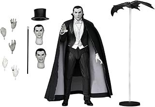 NECA: Universal Monsters - Dracula Carfax Abbey Ultimate 7" Action Figure, Black, White