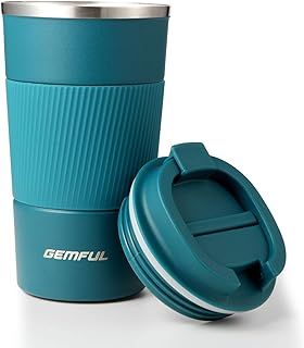 Travel Mug Thermal Double Walled Stainless Steel Leakproof Coffee Cup for Hot & Cold Drinks 510ml