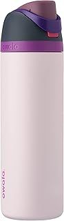 Owala FreeSip Insulated Stainless Steel Water Bottle with Straw for Sports and Travel, Leak Proof, BPA-Free, 950ml, Dreamy Field