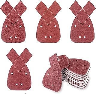 Multi Tool Mouse Sanding Pads - 40 Pcs Sandpaper for Electric Sander, Detail Mouse Sander Pads, Sanding Sheets Assorted Grits 40/60/80/120 Compatiable with Black and Decker Mouse Sander