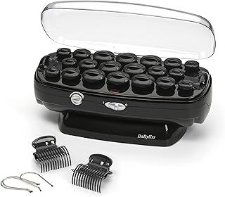 BaByliss Thermo-Ceramic Heated Hair Rollers, Long Lasting Curls, Hair Rollers With Pins