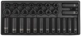 Sealey Tbt24 Tool Tray with Impact Socket Set 28Pc 1/2Sq Drive - Metric