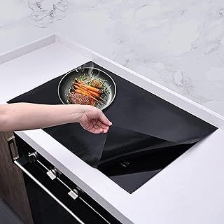 Eurobuy Kitchen Induction Hob Protector Mat,resistant and Heat- Resistant Large 52x78cm Silicone Stove Top Cover,(Magnetic) Cooktop Scratch Protector for Induction Hob