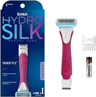 Schick Hydro Silk TrimStyle Moisturizing Razor for Women with Bikini Trimmer